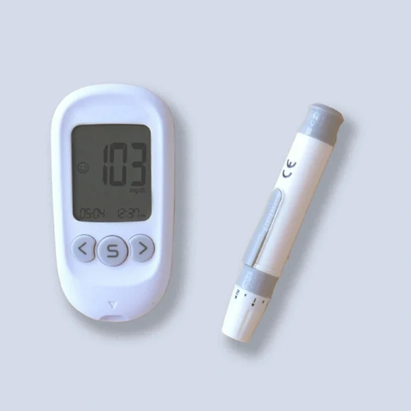 Blood Sugar Meter & a pen